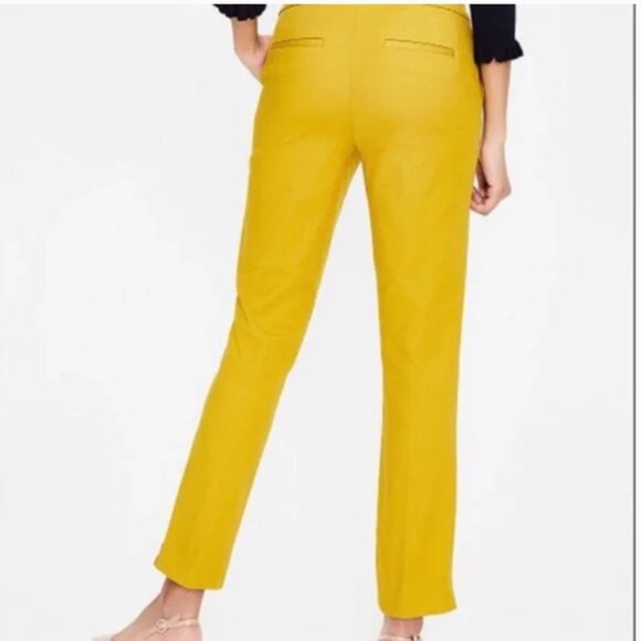 Boden Richmond Pants Mustard Yellow Women’s Trousers Size 6 Long 6L - Picture 7 of 9